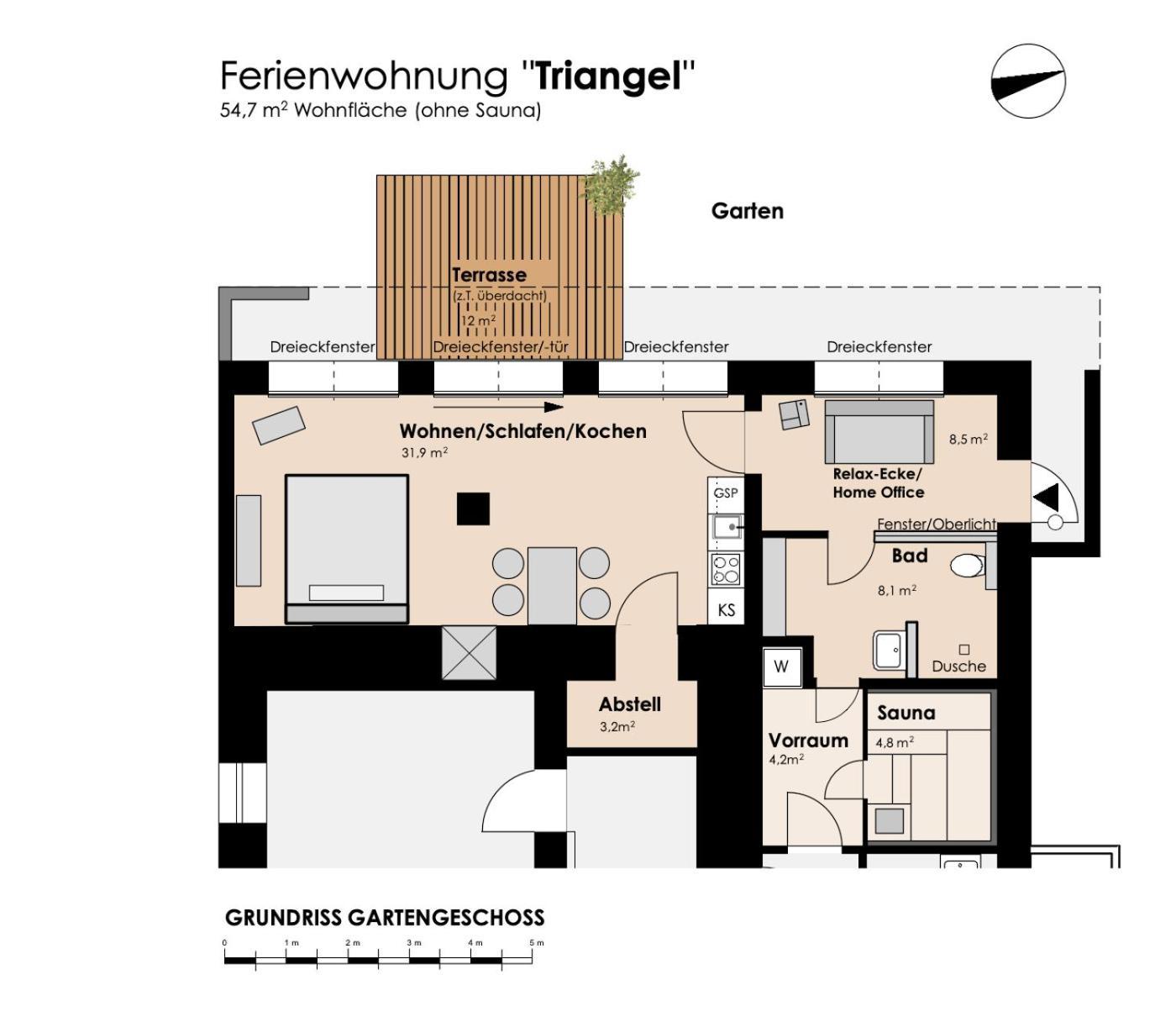 Apartment Triangel Schmilau